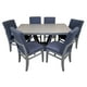 thumbnail image 4 of Set de Comedor SALVANTO Olimpo 6 Sillas 160x100 cm MDF Color Gris, 4 of 6