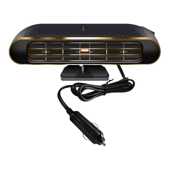 Portable Car Heater and Defroster 12V 120W with 2-in-1 Heating and Fan Function for Fast Windshield Defogging in Automobiles