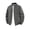 Gray, variant on Waterproof Bomber Jackets for Men Fall Winter Fashion Windbreakers Ribbed Cuffs Collar Full Zip Jacket Business Casual Lightweight Outerwear Black M