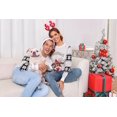 thumbnail image 4 of Marvmys Chandail de Noël Assorti pour la Famille Col Rond Rennes Flocons de Neige Chandail Tricoté Laid pour Hommes Femmes, 4 of 7