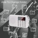 thumbnail image 4 of (White)J-908 AM Ultra-Thin Portable Radio AM FM MP3 AUX USB, 1200MAH Rechargeable Removable Battery Saves and Dials Stations Automatically, 4 of 5