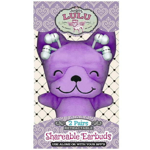 Best Buds Shareable Earbuds Purple Tween By Sugar Lulu L9213 