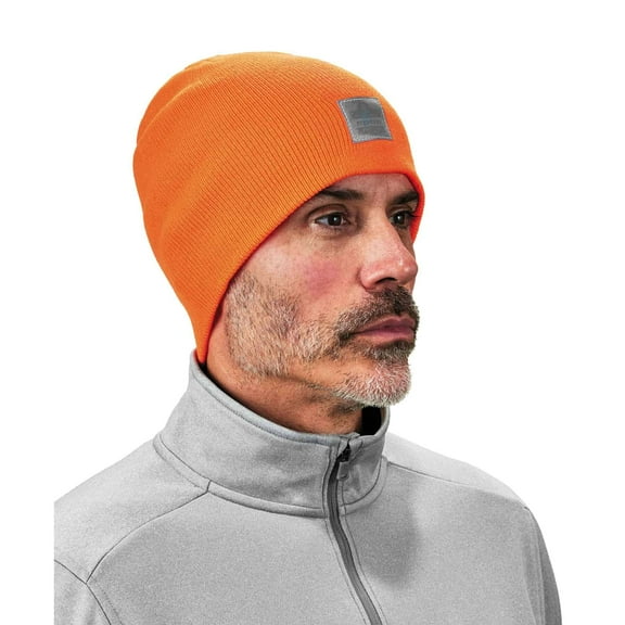 Ergodyne N-FernoÂ® 6812 Ribbed Knit Beanie, Orange