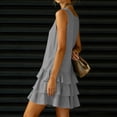 thumbnail image 5 of SROBPTY Summer Dresses for Women Solid Sleeveless V Neck, 5 of 5