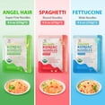 thumbnail image 3 of Soeos Konjac Noodles, Organic Shirataki Noodle, 0 Calorie, Keto and Paleo Friendly, 3 Variety Noodles, 52.8 oz ( Pack of 6), 3 of 10