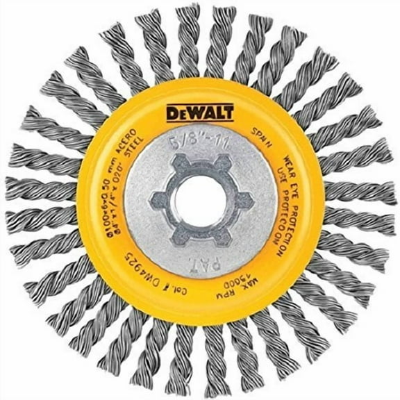 DEWALT Wire Wheel, Cable Twist, 4-Inch DW4930