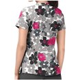 thumbnail image 3 of DPTALR Print Nurse Uniforms For Women,Breathable Patterned Short Sleeve V-Neck Plus Size Shirts Tee Tops With Pockets, 3 of 5