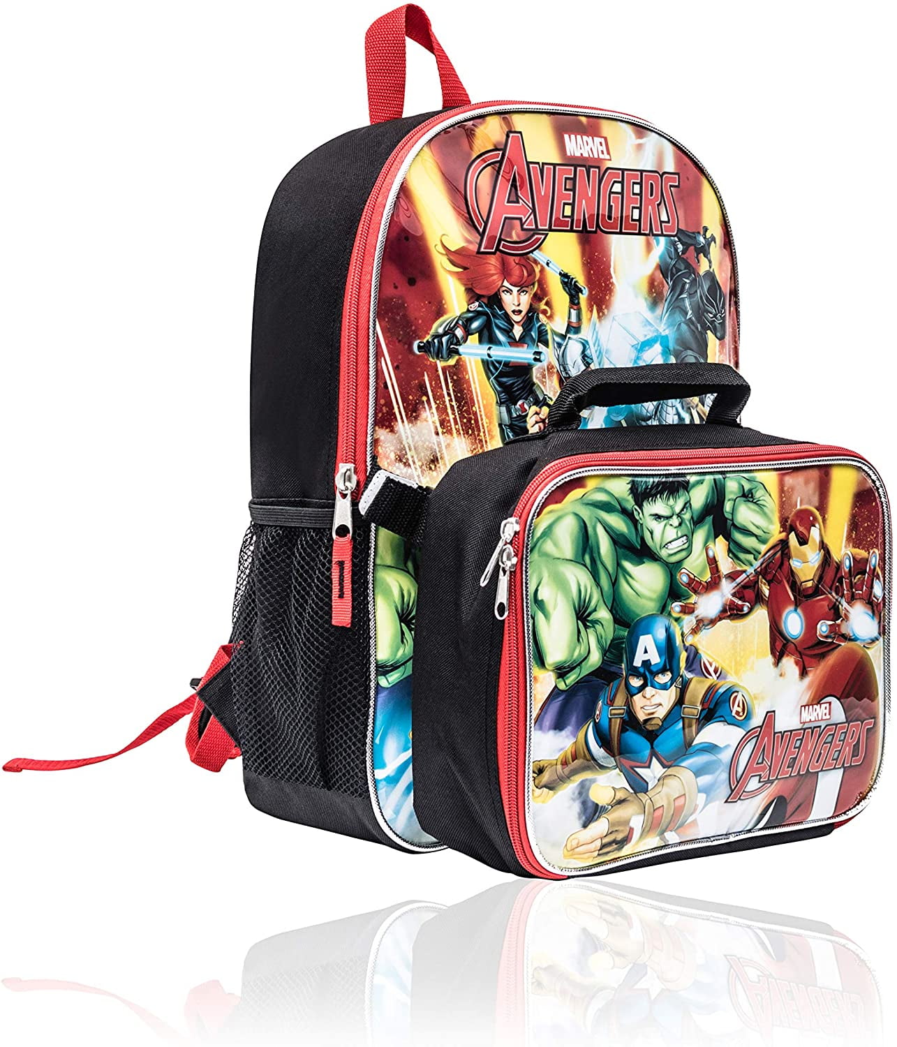 Marvel Kids Backpack Avengers Black 