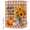 Brown, variant on Extra Long Shower Curtain 72x96 Inch, Fall Thanksgiving Shower Curtain Waterproof Bathroom Decor, Orange White Pumpkin Leaves Flower Beige Fabric Bath Curtain Set Accessories with Hooks