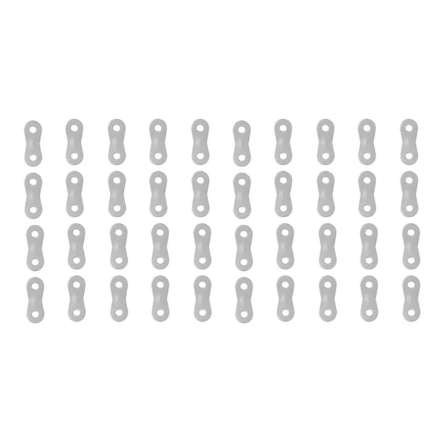 Greeniant Hebillas de sujeción de 20 piezas, hebilla de cordón de paracaídas, tope de cuerdas de viento para toldo, accesorios de Camping de montaña Plata 2piezas Greeniant CBP226799