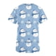 thumbnail image 5 of Fiudx Ofertas Flash Del Día Blusa de Manga Corta con Cuello En V para Mujer, Uniforme de Trabajo, Impresión de Bolsillo, 5 of 5