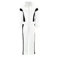thumbnail image 3 of Prolriy Sweatsuits Women 2 Piece Outfit Women's Long Sleeved Zipper Stand Up Collar Sports Pants Set Sweatsuits for Women White XL, 3 of 3