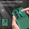 thumbnail image 5 of Compatible with Samsung S20 FE Case with Slide Camera Cover, Samsung Galaxy S20 FE 5G Phone Case with Stand Shockproof Hard PC Cases (Dark Green), 5 of 14