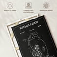 thumbnail image 6 of Elephant Stock Football Helmet Bw Patent Wall Art - Vertical Canvas Wall Art - Living Room Wall Decor - Patent Canvas - White And Black Decor - 8" x 12", 6 of 8
