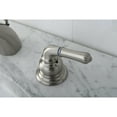 thumbnail image 4 of Kingston Brass KB958KL Chevalier Mini-Conduit de Salle de Bain, 4 Pouces Réglable au Centre, Nickel Brossé, 4 of 4