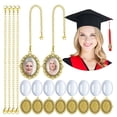 thumbnail image 3 of Household Pendant, Ongmies Custom Graduation Memorial Tassel Charm 2024 Customized Graduation Cap Decorations Photo Charms Pendant Personalized Grad Gifts for College Him Her, Hangs, 2*Pendant, 3 of 4