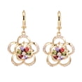 thumbnail image 4 of TABLETREANDS 1Par Aretes De Zirconia Multicolor Para Mujer Pendientes Colgantes De Elegantes Para Fiesta Diario, 4 of 8