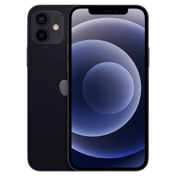 Apple iPhone 12 d'Occasion - Déverrouillé - 128 Go Noir (Bon État)