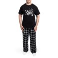 thumbnail image 5 of CafePress - King Gold Men's Dark Pajamas - Men's Dark Loose Fit Cotton Pajama Set, 5 of 7