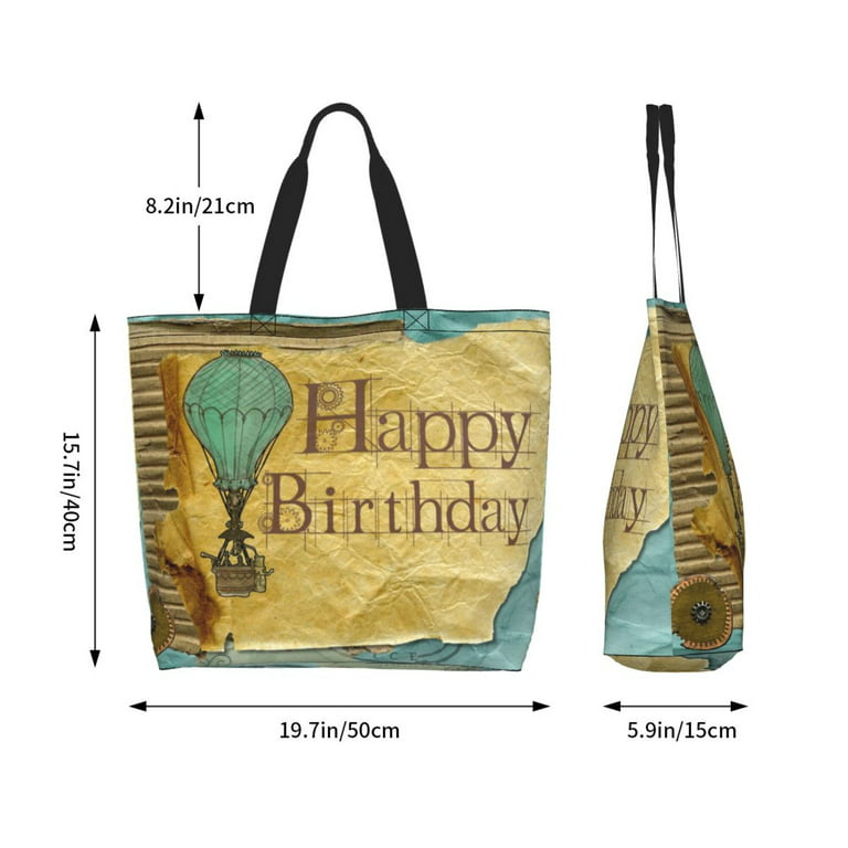 ZICANCN Canvas Tote Bag Aesthetic - Pattern Design Grocery Bags Reusable Shopping  Bags with Handles Durable Foldable Washable for Women Men 