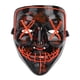 thumbnail image 2 of Disfraz de máscara luminosa con luz LED aterradora de Halloween para decoración de espectáculos de accesorios de fiesta (rojo) YUNYI BRAND Deportes, 2 of 8