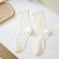thumbnail image 2 of Women's Postpartum Care Socks Extra Soft Maternity Mid-Calf Socks Warm Comfort Recovery Socks Cozy Non-Binding Sleepwear For Rest, 2 of 3