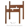 thumbnail image 5 of Casual Home Mid-Century Modern Wood Plant Display Stand 10" Antique Mahogany, 5 of 10