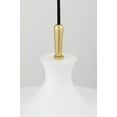 thumbnail image 6 of -1 Light Large Pendant In Modern Style-21 Inches Wide By 11 Inches High-Polished Nickel Finish Mitzi H421701l-Pn/Bk, 6 of 7
