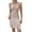 Beige, variant on IROINNID Sheath Dress For Women Gorgeous Solid Sleeveless Bandage Dress Summer Casual Dress V-Neck Knee-Length Dress