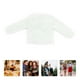 thumbnail image 4 of Abrigo de piel sintética con luces LED para mujer, ideal para escenarios, discotecas, bailarinas, talla XL (blanco), 4 of 7