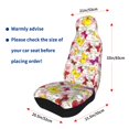thumbnail image 4 of Sikiie Butterflies and Vintage Car Seat Protector 2 Pack Car Seat Cushion Mat, Car Seat Covers for SUV, Truck, Van, 4 of 7