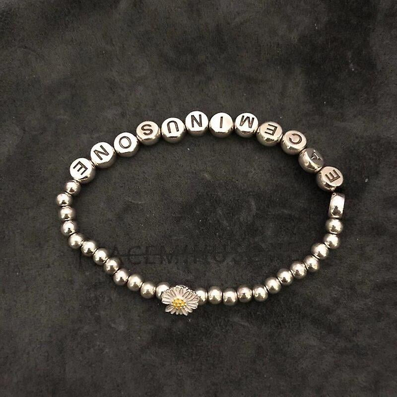 Peaceminusone New Letter Daisy Bracelet Gd Star Same Style 9
