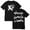 Black, variant on Hulvey Bring Heaven Down Cotton T-shirt Women Men Short Sleeve Crewneck Fashion Tee