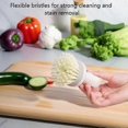 thumbnail image 4 of 1PC Easy Vegetable Brush Round Head Design Soft Bristles Easy-to-Use Product Brush Vegetable Scrub Brush P, 4 of 5
