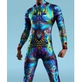 thumbnail image 2 of Mono de dibujo de colores para Hombre y mujer, traje Zentai, disfraz Steampunk, Halloween, fiesta de Carnaval, 2 of 5