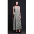 thumbnail image 3 of Bimba Floral Women Summer Printed V Neck Long Maxi Dress Holiday Resort Wear-XX-Large, 3 of 6