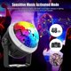 thumbnail image 2 of Bola, lámpara LED para fiesta, lámpara giratoria controlada por música rgby con control remoto Compatible con Navidad, fiesta,, 2 of 5
