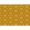 thumbnail image 1 of Ahgly Company Machine Washable Indoor Rectangle Transitional Deep Yellow Area Rugs, 2' x 4', 1 of 7