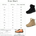 thumbnail image 6 of YOURDIARY Men's Waterproof Warm Winter Hiking Snow Boots Combat Boots Faux Fur Lined, 6 of 9