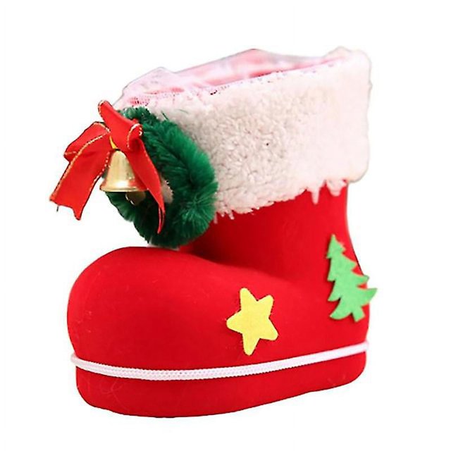 Medias de Navidad Presenta Cesta Aperitivos Pluma Contenedor Árbol Colgante Sincero Electrónica