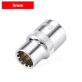 thumbnail image 1 of 12 Point Mirror Short Socket Head 3/8Inch Drive for Torx Bit Ratchet Wrench Adapter 9Mm, 1 of 8