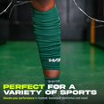 thumbnail image 4 of We Ball Sports Football Leg Sleeves Calf Compression for Men, Athletic Shin Splint Support - One Pair (Black), 4 of 5