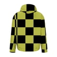 thumbnail image 4 of Men's Plaid Printed Hoodies Sweatshirt Loose Long Sleeve Hooded Printed Drawstring Sweatshirt With Pocket, 4 of 5
