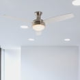 thumbnail image 4 of Ventilador de Techo 52 LED 3000K 18W Níquel 3 Aspas Blancas LámparaYa 22998-4 / Asscher, 4 of 8