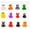 01_30PCS Ducks, variant on Yeciiwht 30 Pcs Halloween Themed Resin Duck Figurines, Mini Ducks Ornaments with Ghost Devil Designs, Luminous Tabletop Decor for Halloween Party Holiday