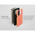 thumbnail image 2 of Bicolour Striped Orange & Pink Tough Phone Case – Retro Aesthetic, Compatible Cover for iPhone 16/15/14/13/12/11 Pro Max, Samsung Galaxy S24/S25/S29, 2 of 5