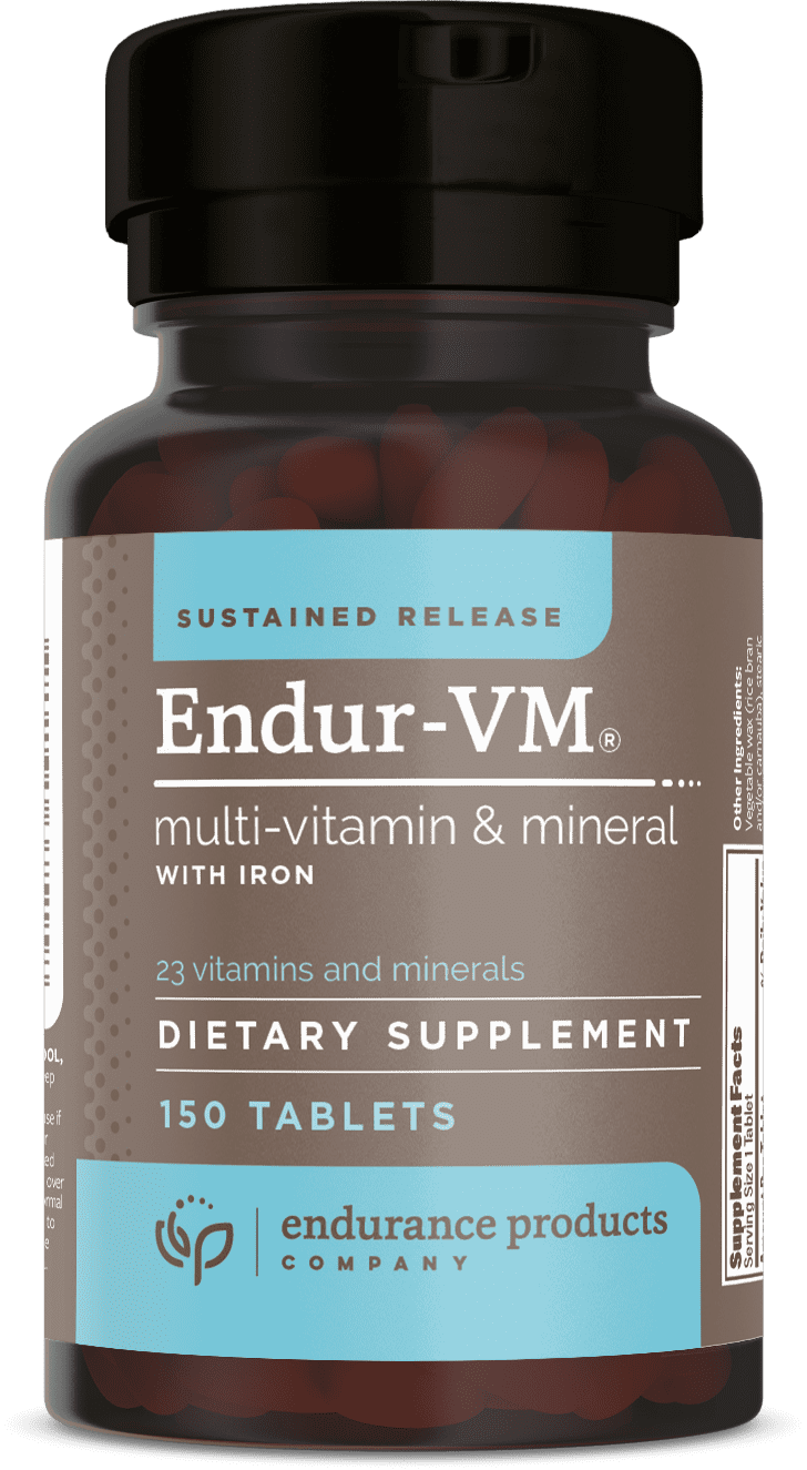 ENDUR-VM Sustained Release with Iron, Daily Multi-Vitamin for Women - Vitamins A, C, D, E, B12, Calcium & Zinc for Immune Health Support & More, 150 Tablets