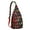Red, variant on Tropical Pineapple Sling Backpack – Aesthetic Hawaiian Fruit Print Crossbody Daypack for Women, Teens & Summer Lovers – Cute Pineapple & Flower Design Bag for Travel, Beach, Hiking & Vacation Vibes