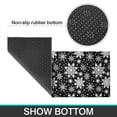 thumbnail image 6 of Black Christmas Snowflake Pattern Kitchen Rugs Sets Of 2,Anti Fatigue Kitchen Mat Rugs Non Slip Washable,Decorative Kitchen Floor Mats for Kitchen,Sink,Laundry,17"x30"+17"x47", 6 of 7