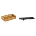 thumbnail image 1 of Cesta De Frutas Tejida, Cuenco Para Aperitivos, Plato Para Pan, Bandeja De Madera Para Guardar Frutas, Bandeja Para Servir, Decoración Del Hogar, Multiusos, Rústica, Decorativa, Para Bodas,, 1 of 8